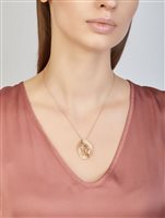 Necklace Annamaria Cammilli Woman Dune in Yellow Gold Diamante 0.16 Ct GPE2444U - GPE2444U